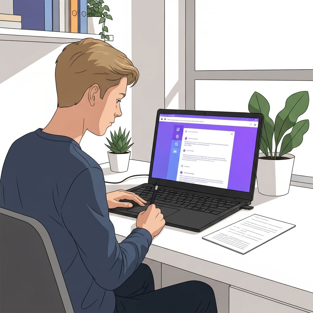 Taking online test